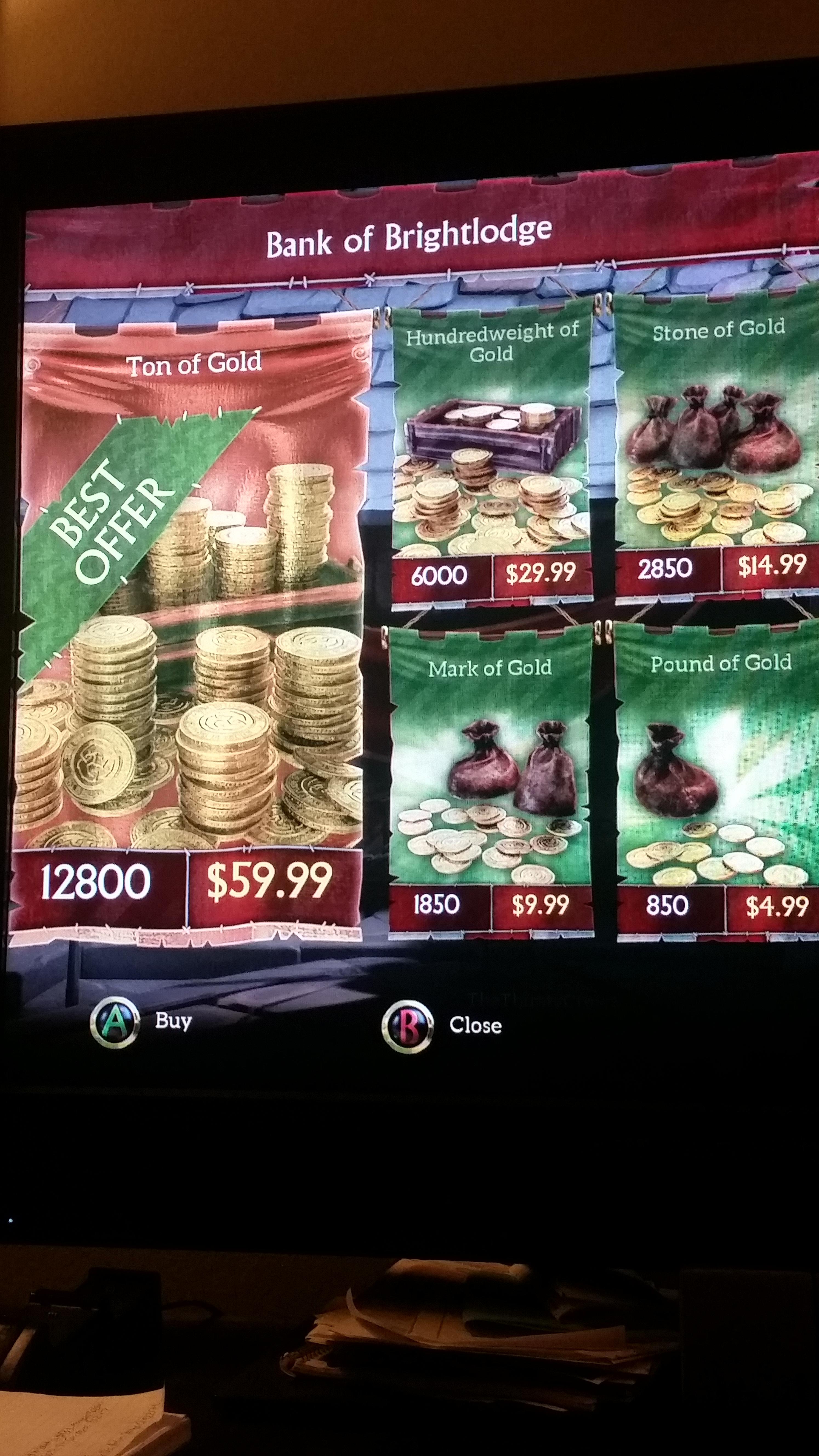 Fable Legends Microtransactions