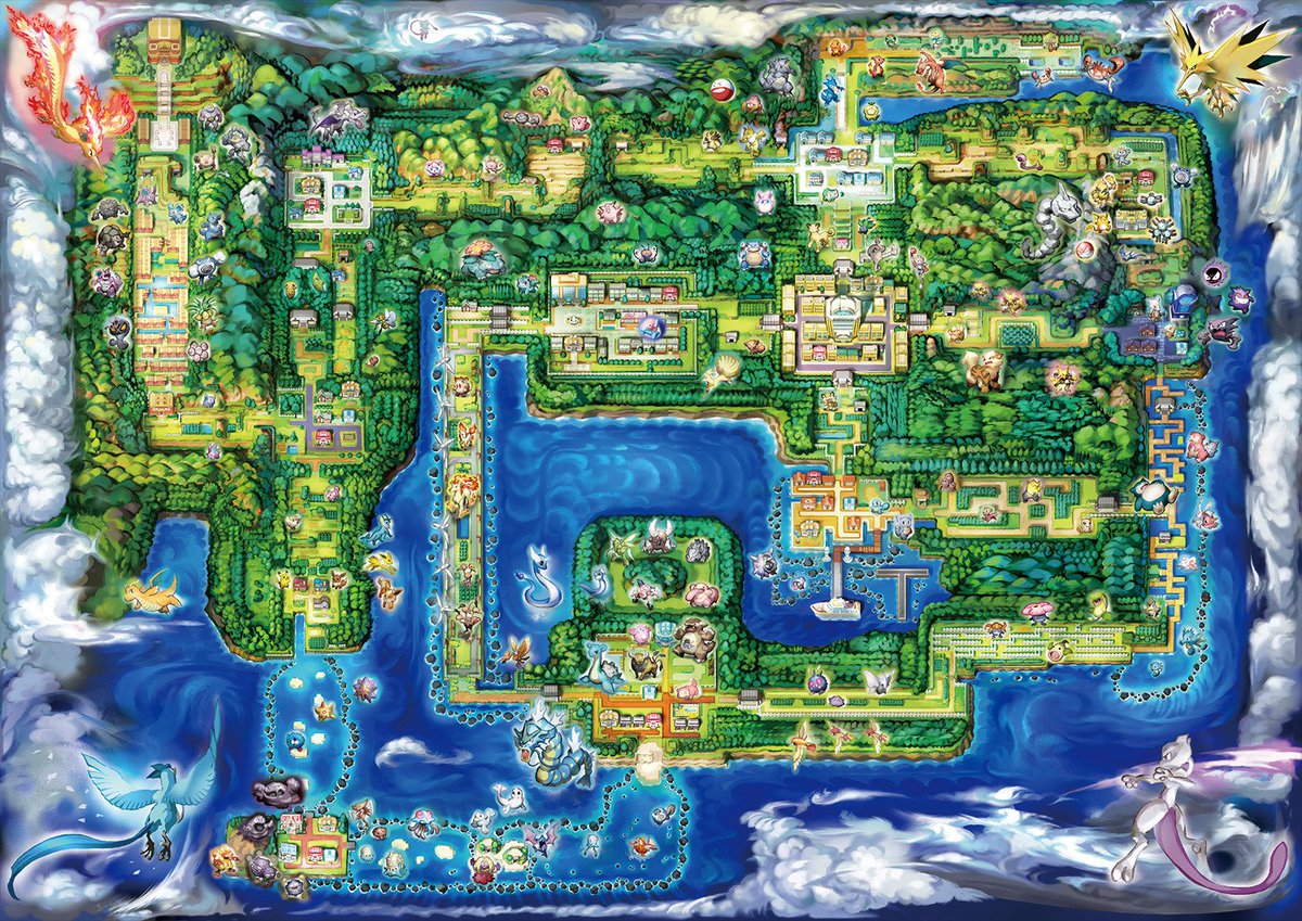 Kanto-regio in Pokémon Let's Go