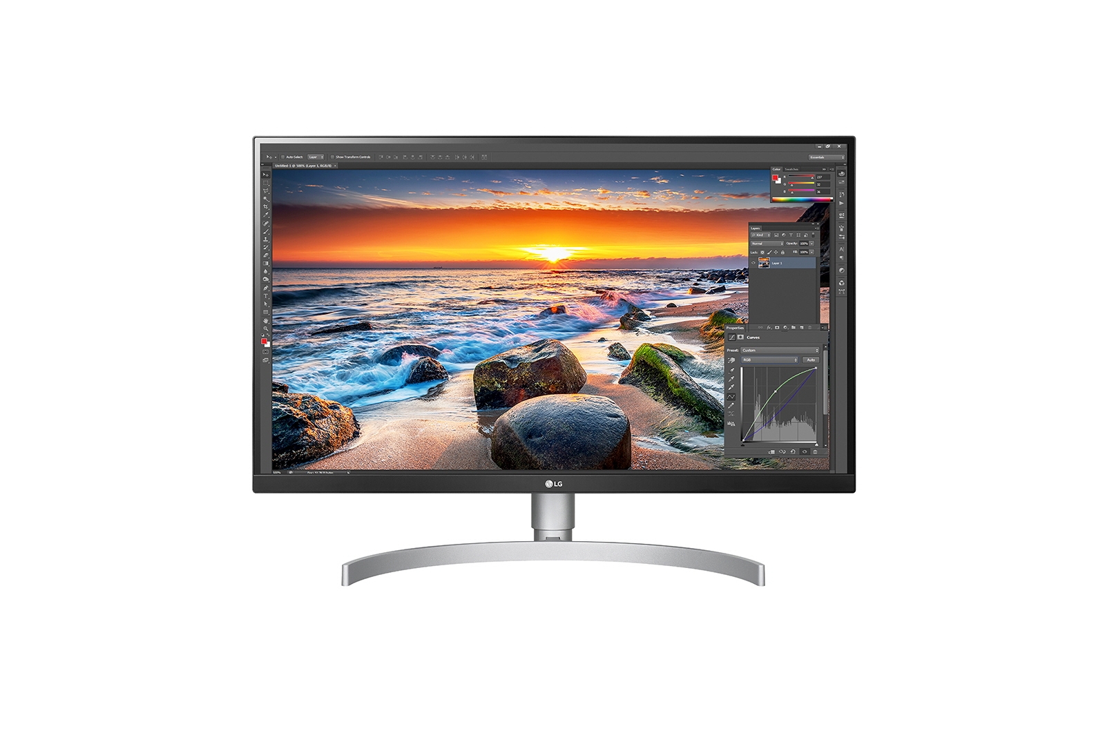 De LG 27UK850 is een 4K-scherm dat geschikt is voor fotobewerking.