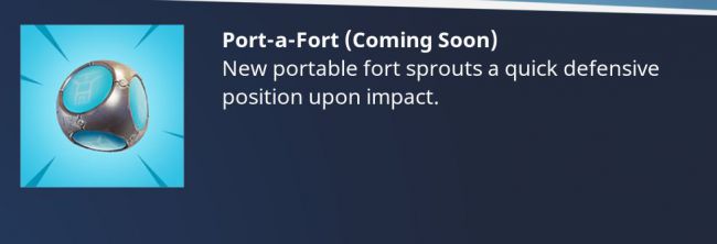 Port a fort Fortnite