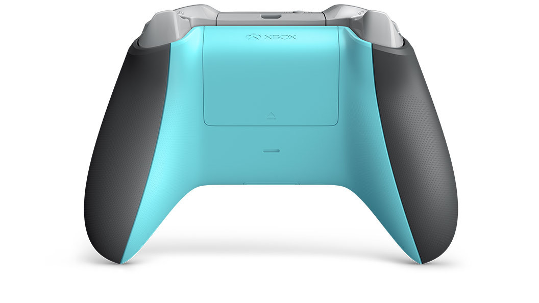 Xbox One controller Grey/Blue back
