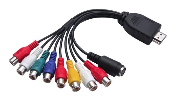 Image of video cables