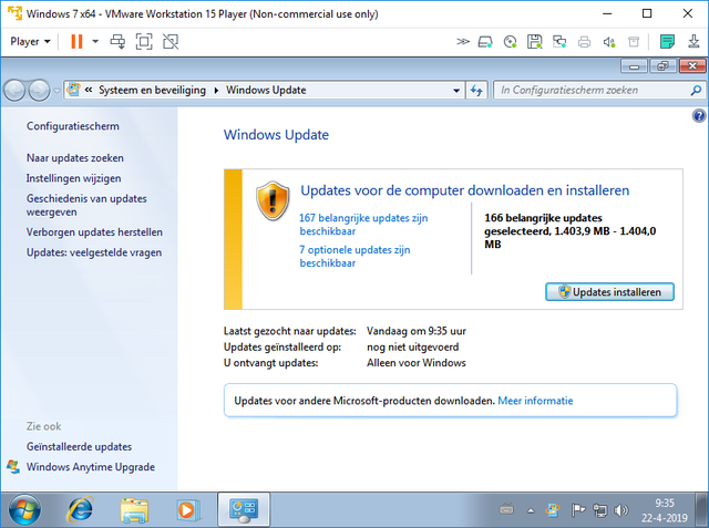 Windows 7 update